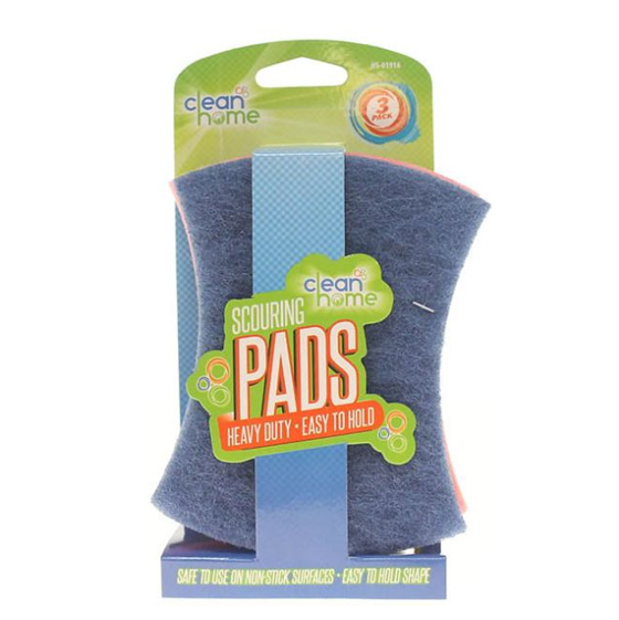 CLEAN HOME SCOURING PAD 3Pcs HEAVY DUTY