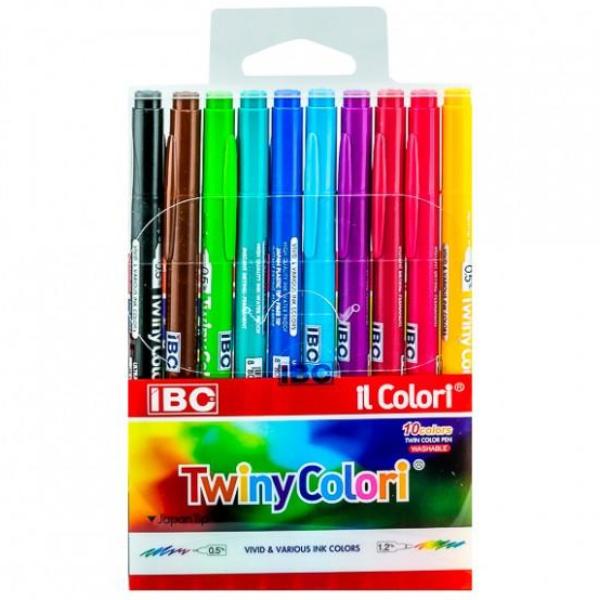IBC 10 PCS TWINY COLORI PEN- INK COLORS