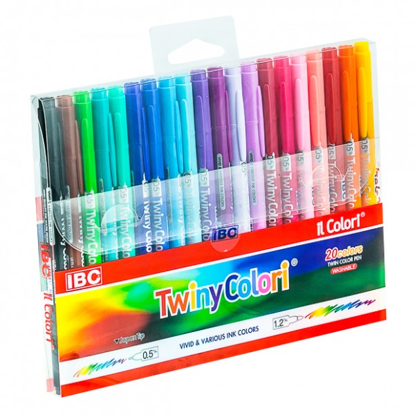 IBC 20 PCS TWINY COLORI PEN