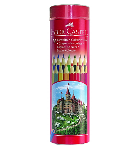 FABER-CASTELL 36 FARBSTIFTE COLOR PENCILS
