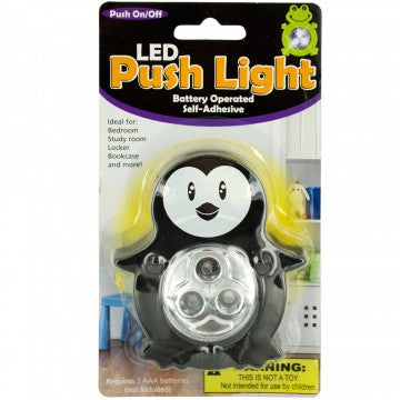 Animal LED Push Light, Penguin