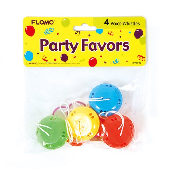 Party Favors 4 Voice whistles/ YO-yos