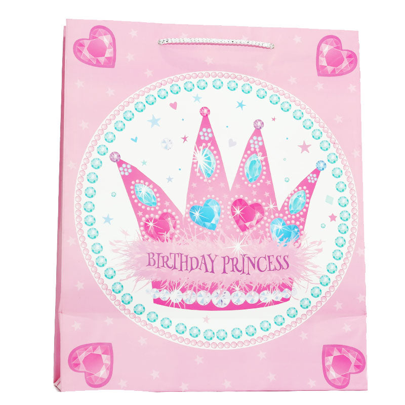 Birthday or Gift Bag, Princess Crown