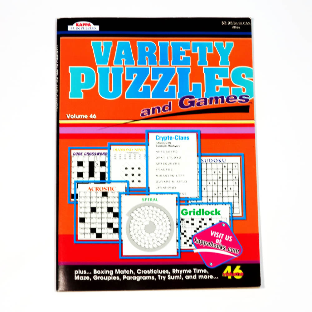 PUZZLE AND GAME VARIETY Book
