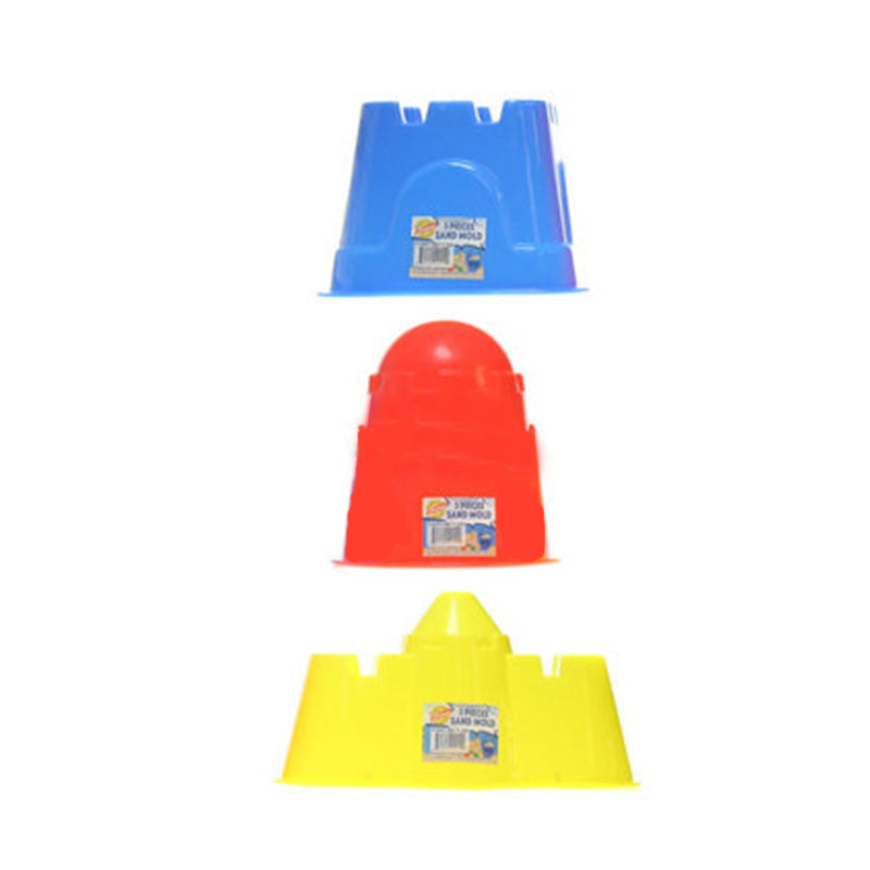 Beach Toy  3 Pieces Sand Mold