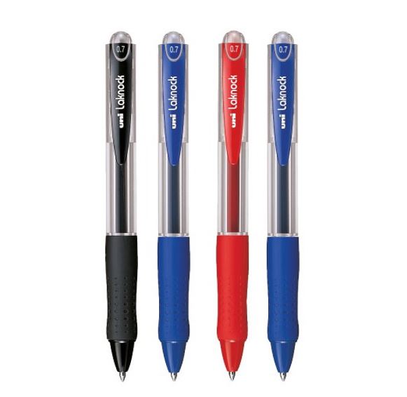 UNI BALL LAKNOCK Ball Point 0.7mm , 4 pens