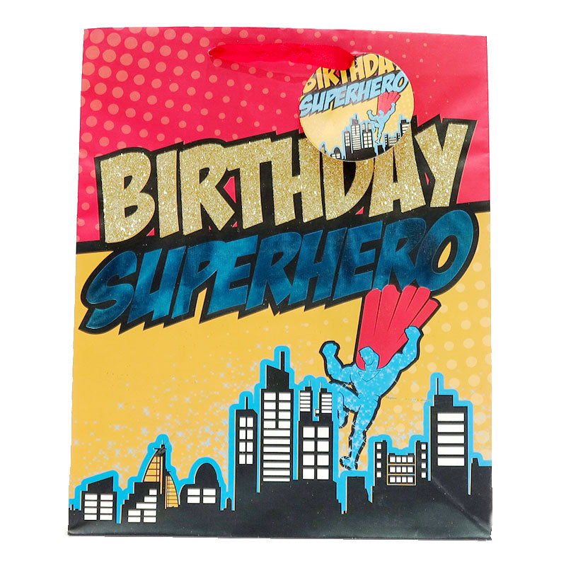 SuperHero Birthday Gift Bag