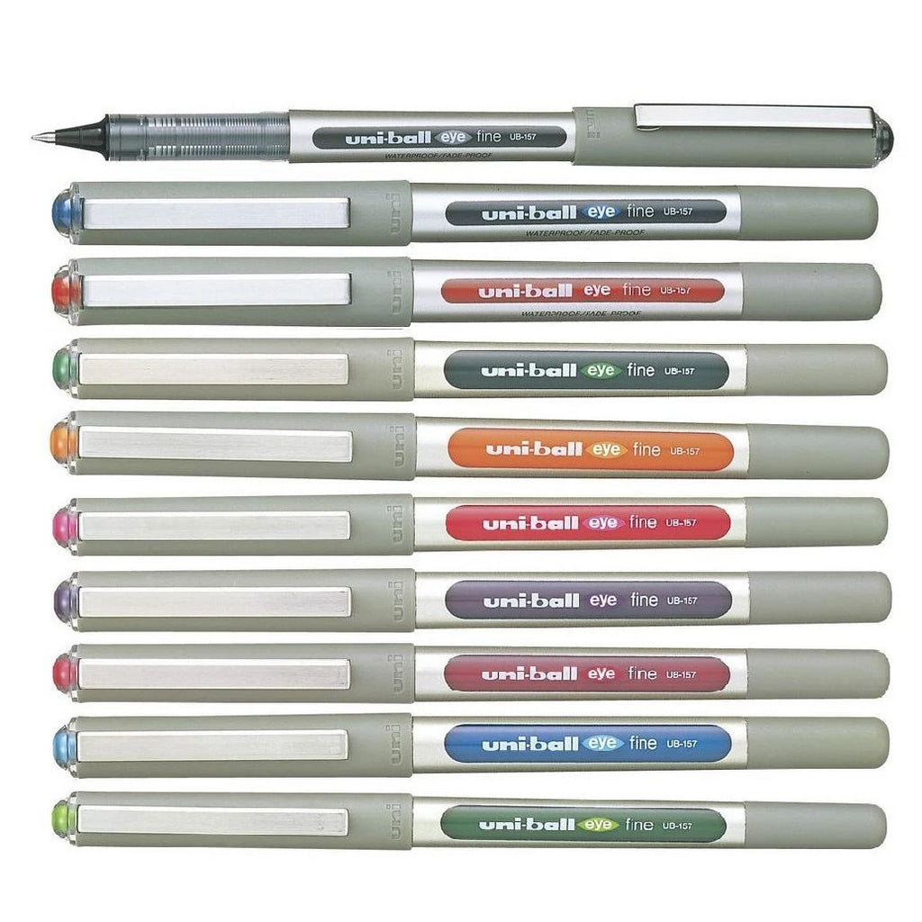 UNIBALL EYE FINE Wallet 8+2 colors  .7mm