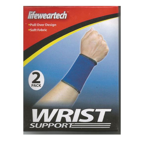Lifeweartech Elastic Wrist Support Compression Sleeve-2 pack unisex
