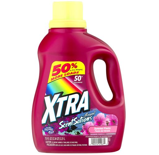 XTRA LAUNDRY DETERGENT SUMMER FIESTA COLDWATER 2.21L